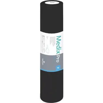 Prostěradlo MedixPro jednorázové papírové prostěradlo 60cm x 50m s perforací černá