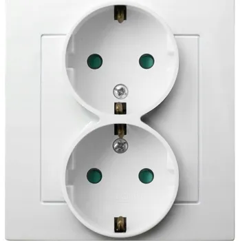 Elektrická zásuvka Ospel Elektrická Zásuvka zásuvka bílá