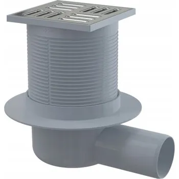 Kanalizační potrubí Alcaplast Alcadrain Podlahová vpusť 105x105/50 mm se sifonem smart Boční APV31