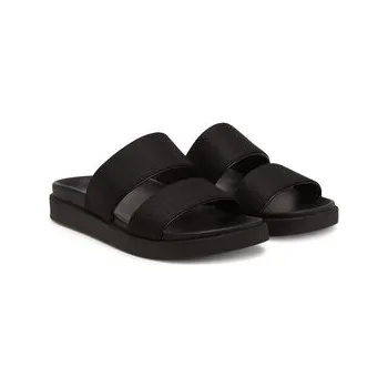 Pánské pantofle Nazouváky Calvin Klein Flat Slide Jacq HW0HW02487 Černá 37