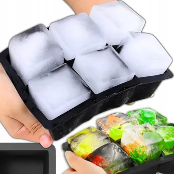 Tvořítko na led SILIKONOVÁ FORMA NA LED KOSTKY FORMIČKY NA LED KOSTKY ŠESTIHRAN PREMIUM