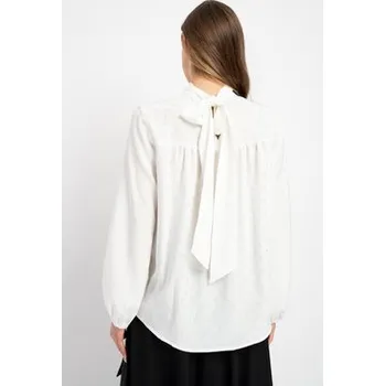 Dámská halenka CLICK Halenka 70-829 Bílá Relaxed Fit 40