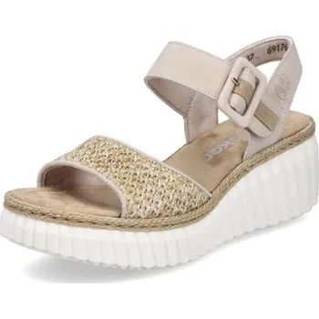 Dámské sandále Dámské sandály RIEKER 69176-62 béžová S5 41