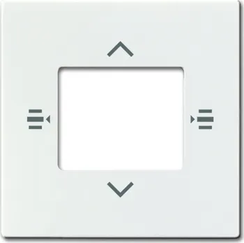 vypínač Kryt pro prvek ovládací 6násobný ABB Future linear, Solo, Solo carat, Busch-axcent 2CKA006115A0486 studio bílá