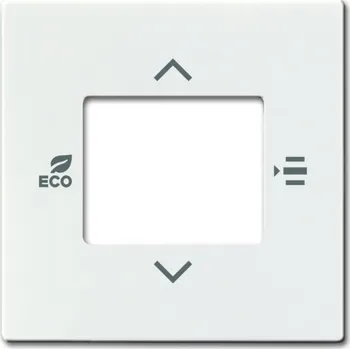 Termostat Kryt pro termostat prostorový s 5násobným ABB 2CKA006155A0063 studio bílá