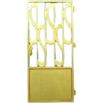 Modelová železnice branka 90 x 200 cm s ozdobami ve tvaru S - lept BDDP 23321