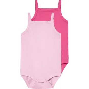 Kojenecký body lupilu® Dětské body, 2 kusy (světle růžová, 50/56)