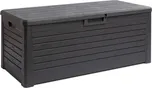 FLORIDA zahradní plastový úložný box 550 L, grafit