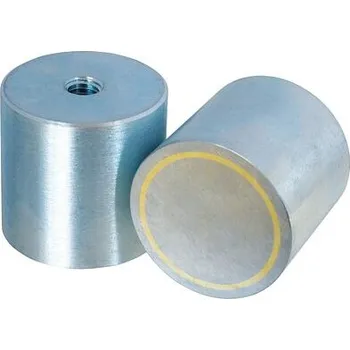 Dekorativní magnet Magnetický úchyt AlNiCo, Ø&nbsp;8&nbsp;mm, v.&nbsp;20 mm, závit M3, do&nbsp;450&nbsp;°C, síla 400&nbsp;g