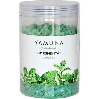 Koupelová sůl YAMUNA Mořská sůl do koupele s mentolovým olejem 1kg