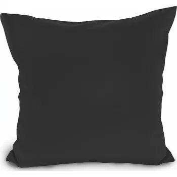 Povlak na polštářek Povlak na polštář 70x80 cm, 100% bavlna, černý