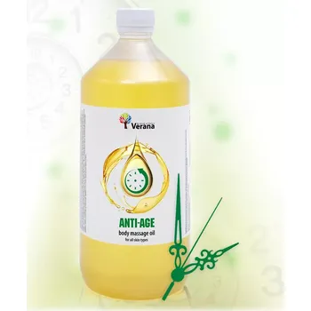 Masážní přípravek VERANA Anti-Age rostlinný masážní olej 1000ml