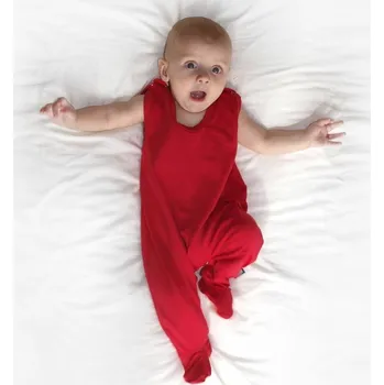 Kojenecké dupačky bavlněné, červené 62