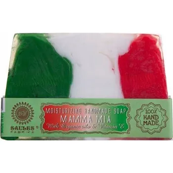 Mýdlo Glycerinové mýdlo extra jemné ITALSKÉ RÁNO MAMMA MIA 80g RUČNÍ VÝROBA