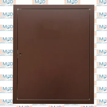 Revizní dvířka Revizní dvířka 400x500 mm hnědá uzamykatelná (400*500 mm revizní dvířka hnědá uzamykatelná)
