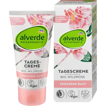 Pleťový krém alverde NATURKOSMETIK denní pleťový krém bio šípková růže 50 ml