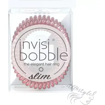 invisibobble® SLIM Bella Rosa Galaxy gumičky 3ks růžová (Slim verze spirálové gumičky vlasy silně drží, netahá, netlačí a působí nenápadněji.)