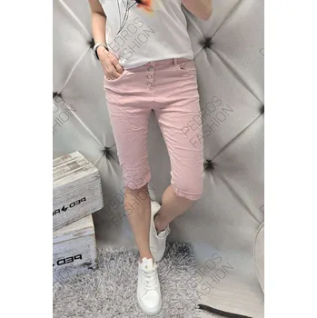 Pánské oblečení Jeans kraťasy Baggy růžové Jeans: M/38