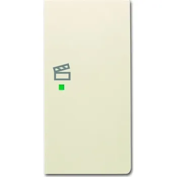 vypínač Kryt 2násobný pravý, symbol "scény" ABB Future linear, Solo, Solo carat 2CKA006220A0528 slonová kost