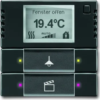 vypínač Snímač teploty s regulátorem a prvkem ABB 2CKA006134A0331 antracitová