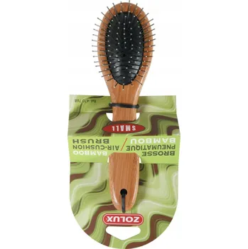 Kartáč pro zvířata ZOLUX Pneumatický kartáč "Bamboo" malý