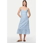 Pieces Letní šaty Vilde 17156565 Světle modrá Regular Fit S