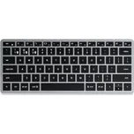 Klávesnice SATECHI SLIM X1 BEZDRÁTOVÁ KLÁVESNICE BEZDRÁTOVÁ KLÁVESNICE S PODSVÍCENÍM BLUETOOTH - US PODSVÍCENÍ (SPACE ŠEDÁ)