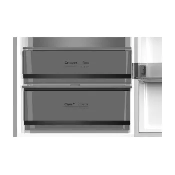 Lednice Wolkenstein WFD400ENFDDIX kombinace lednice 252l s mrazákem 149l tmavý nerez