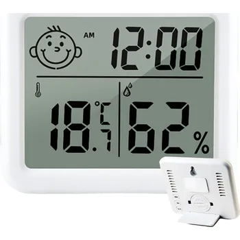 Domácí teploměr VERK GROUP Multifunkční teploměr s vlhkoměrem, hodinami a kalendářem CX-0813 – vše v jednom zařízení