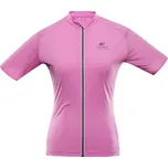 Dámský cyklistický dres s cool-dry ALPINE PRO SAGENA 2 cyclamen - L