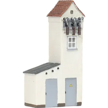 Modelová železnice stará trafostanice hotový model Liliput L937006