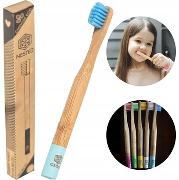 Elektrický zubní kartáček Dětský Kartáček NESTED BABY BLUE