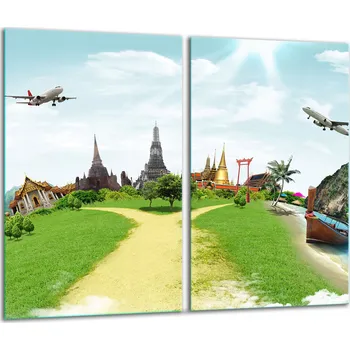 Obraz Krájecí deska TMK ArtDeko sklo 2 ks