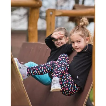 Dívčí legíny Dětské legíny, lentilky na modré 86