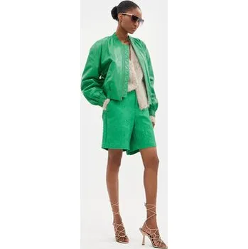 Pánská bunda Custommade Kožená bunda Francette 999418856 Zelená Relaxed Fit L