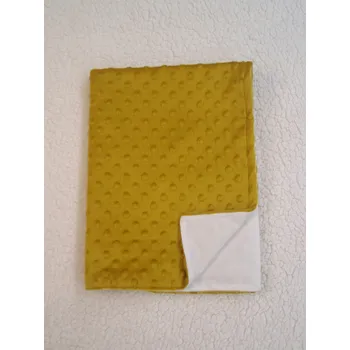 Přebalovací podložka Pro útulný domov Přebalovací podložka minky Hořčicová