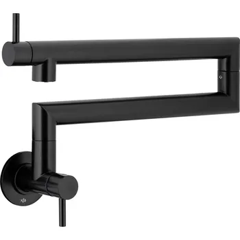 Vodovodní baterie KFA Armatura 6623-030-81 - Kuchyňská baterie s kloubem DUERO POT FILLER m. černá