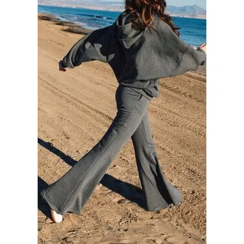 Dámské kalhoty BIZUU Teplákové kalhoty TEIA Šedá Standard Fit 36