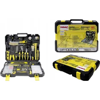 Sada nářadí WMC TH48154, Univerzální sada nářadí 1001 ks do dílny, domácnosti i garáže