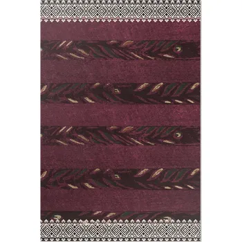 Koberec Koberec Dekorativní Koberec Rozměr: 100x150 cm Listnaté pruhy Furuya Korin