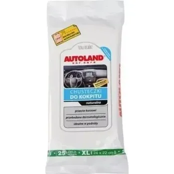 AUTOLAND Ubrousky na kokpit neutrální bílé 25ks