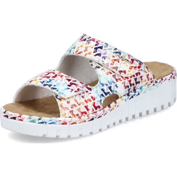 Dámské pantofle DÁMSKÉ PANTOFLE RIEKER V1392-90 BÍLÁ Barva: BÍLÁ, Velikost: 38