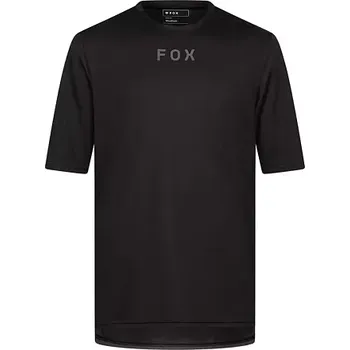 cyklistický dres Fox Racing Pánský dres Fox Ranger Wordmark Jersey černá 2025 velikost XL