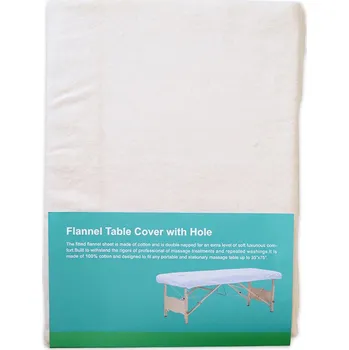 Masážní stůl Elastická bavlněná plachta pro masážní stůl s otvorem