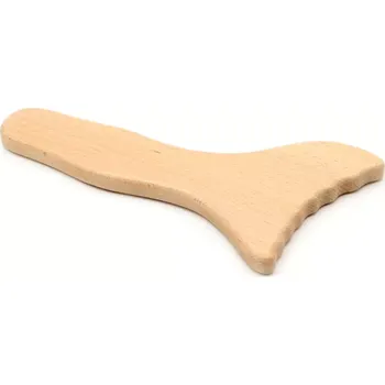 Malířská špachtle Tvarovaná stěrka s vroubkováním pro maderoterapii