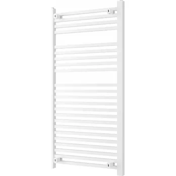 Radiátor BÍLÝ KOUPELNOVÝ RADIÁTOR ŽEBŘÍK 100x60 cm MODERNÍ OTOPNÉ TĚLESO BERGEN