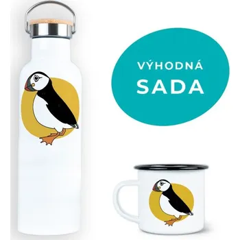 Termoska Sada termoska s plecháčkem Papuchalk