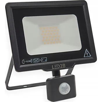 LED reflektor Kobi 30 W, neutrální bílá 4000 K, IP44, s pohybovým senzorem