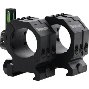 Puškohled Montážní kroužky Picatinny s integrovanou libelou – 25,4mm, střední