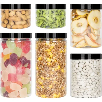 Dóza na potraviny 6x ZAVAŘOVACÍ SKLENICE NÁDOBA NA POTRAVINY PRO SÝPKÉ POTRAVINY 0,5L 1L 1,5L POLSKÝ VÝROBEK